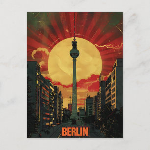 Berlin Vintage Propaganda Art Postcard