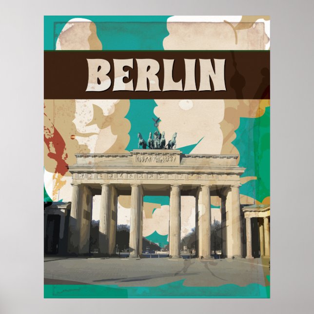 Berlin Vintage Travel Poster (Front)