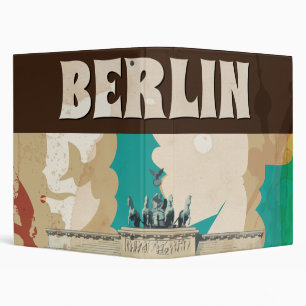 Berlin Vintage Travel Poster Binder