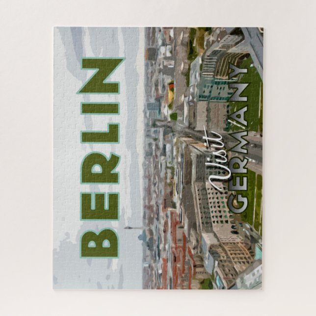 Berlin, Visit Germany Puzzle (Vertical)