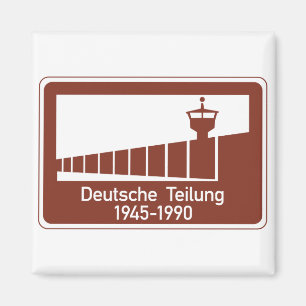 Berlin Wall 1945-1990, Berlin Wall, Germany Sign Magnet