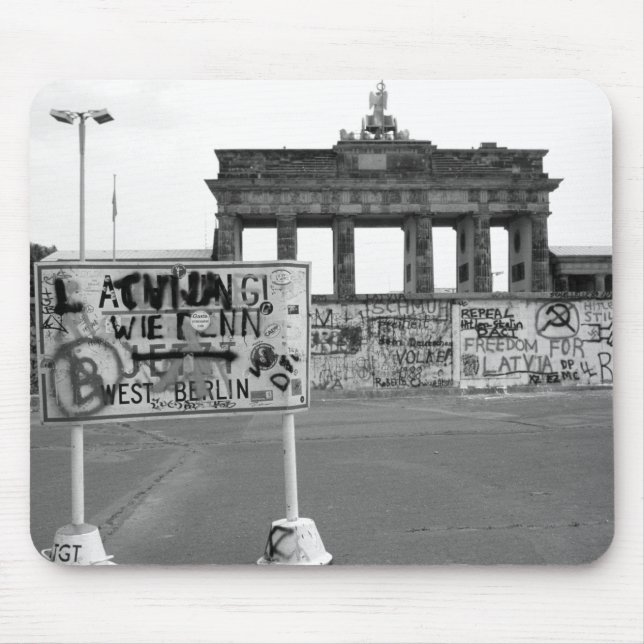 Berlin Wall Mouse Pad (Front)