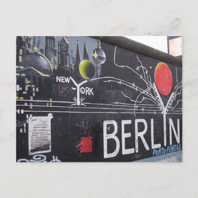Berlin Wall Postcard (Front)
