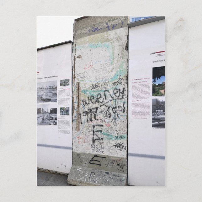 Berlin wall postcard (Front)