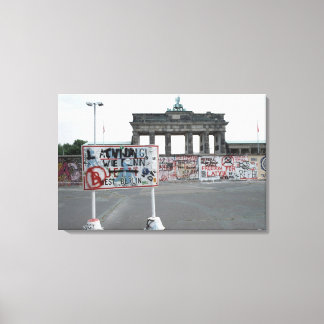 Berlin Wall-West Germany 1989 Canvas Print