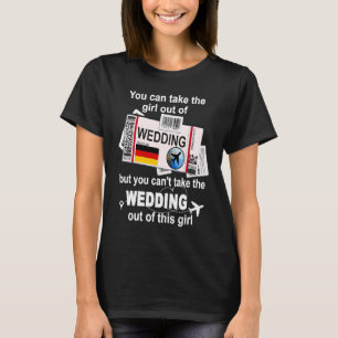 Berlin Wedding Boarding Pass  Wedding Girl  Berlin T-Shirt