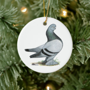 Berliner Tumbler Blue Bar Ceramic Ornament