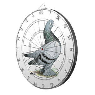 Berliner Tumbler Pigeon Blue Bar Dartboard