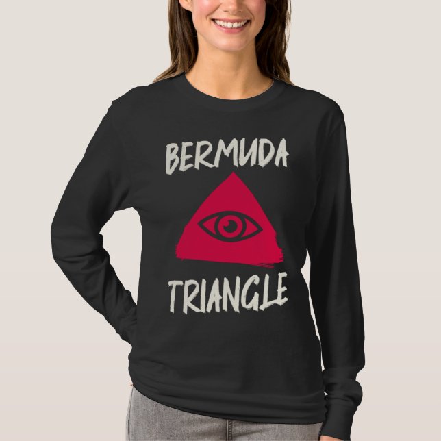 Bermud Triangle Research Ocean Bermuda Triangle T-Shirt (Front)