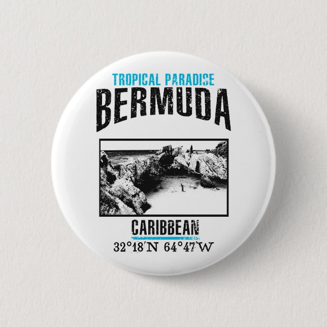 Bermuda 2 Inch Round Button (Front)