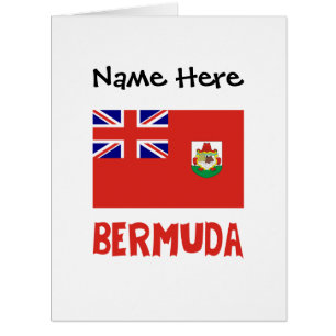 Bermuda and Bermudian Flag Personalized Greeting 
