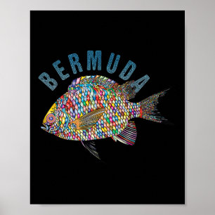 Bermuda Beach Design _ Souvenir Illustration  Poster