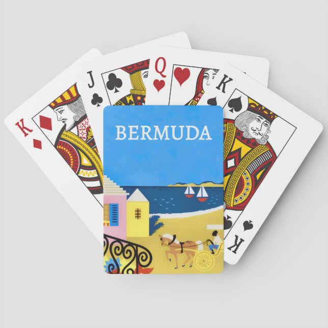  Bermuda Beach Playing Cards (Back)