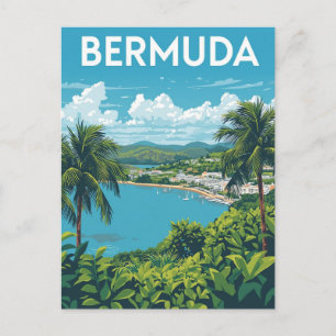 Bermuda Coastal Vista Postcard