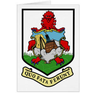 Bermuda Coat Of Arms With Motto