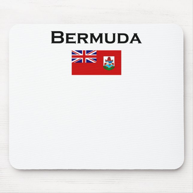 Bermuda Country Flag Light-Colour Mouse Pad (Front)
