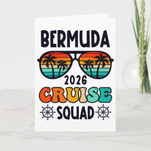 Bermuda Cruise 2026 Vacation Trip Matching Family Card