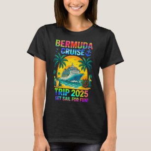 Bermuda Cruise Squad 2025 Family Sea Adventure Mat T-Shirt