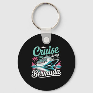 Bermuda Cruise Squad 2025 Family Summer Vacation Keychain