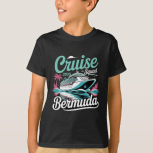 Bermuda Cruise Squad 2025 Family Summer Vacation T-Shirt