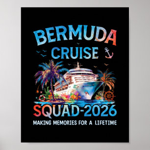 Bermuda Cruise Squad 2026 Family Vacation  Poster