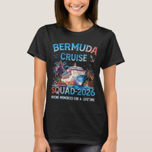 Bermuda Cruise Squad 2026 Family Vacation T-Shirt