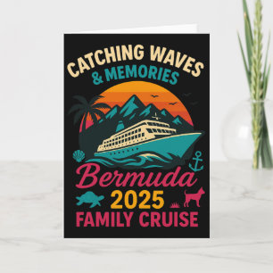 Bermuda Family Cruise 2025 Vacation Tee For Men Wo Card