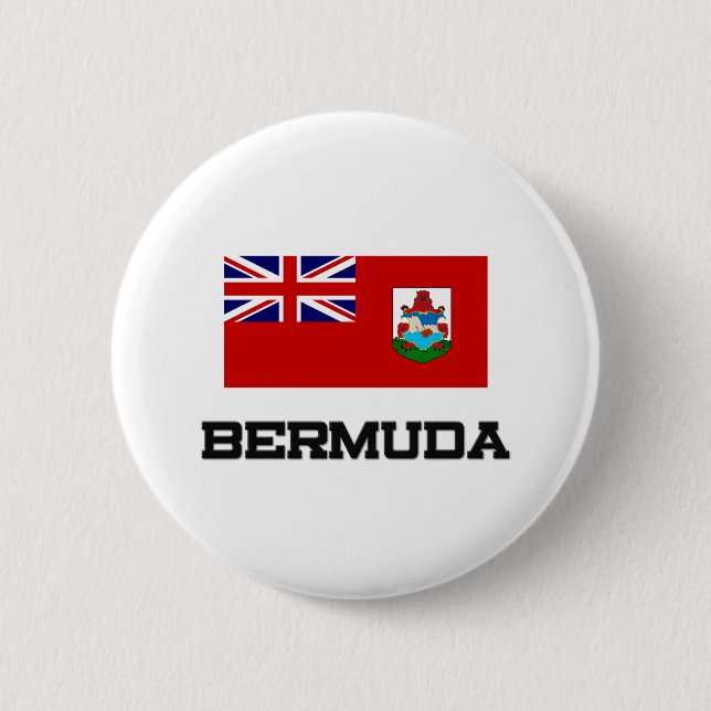 Bermuda Flag 2 Inch Round Button (Front)