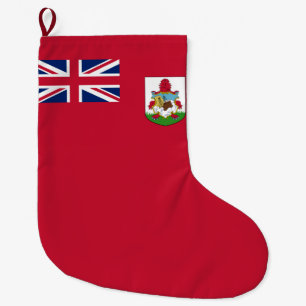 Bermuda Flag (Bermudian) (Caribbean Islands) Large Christmas Stocking