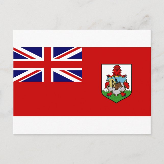 Bermuda Flag BM Postcard (Front)