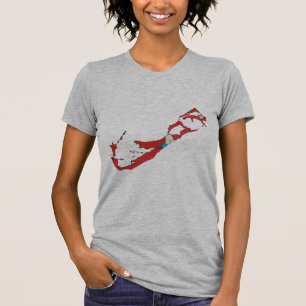 Bermuda flag map T-Shirt