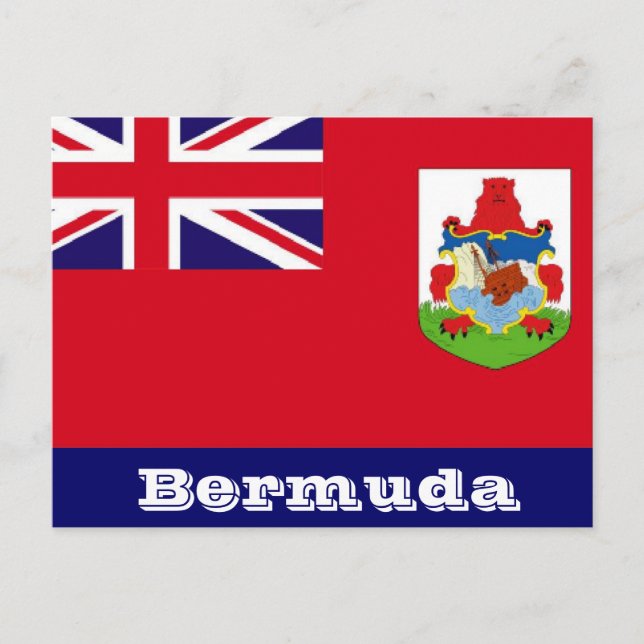 Bermuda flag postcard (Front)