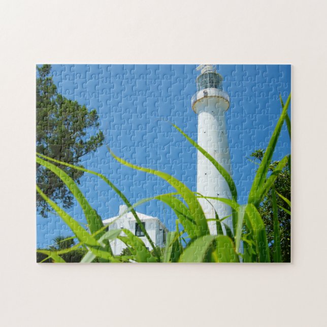 Bermuda - Gibbs Lighthouse Jigsaw Puzzle (Horizontal)