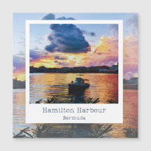 Bermuda Harbour Magnetic Card