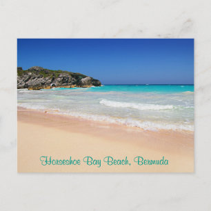 Bermuda Horseshoe Bay Pink Sand Beach Postcard