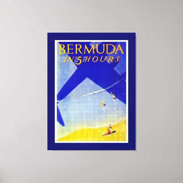 Bermuda in 5 hours - XL Canvas Print (Front)