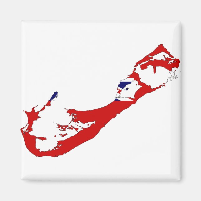 Bermuda map BM Magnet (Front)