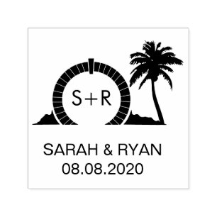 Bermuda Moon Gate, Save The Date Stamp