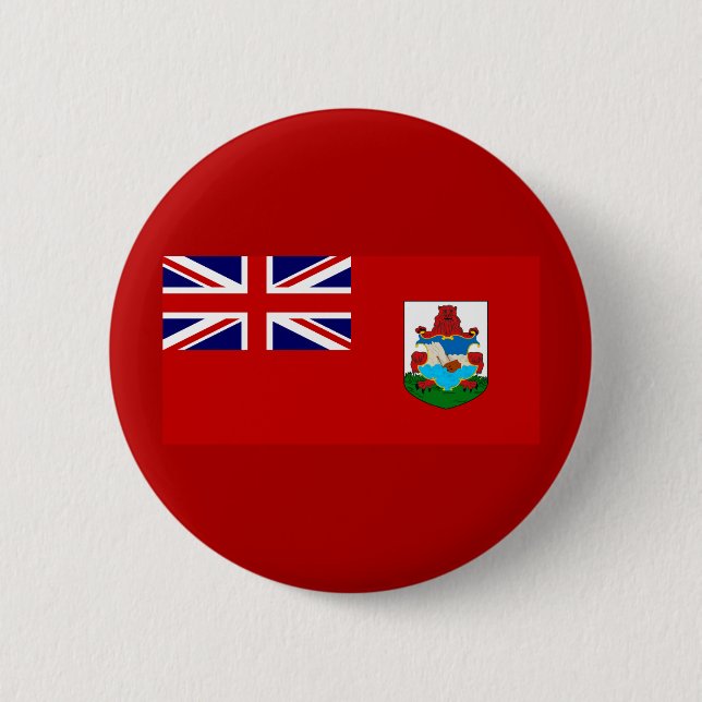 Bermuda National Flag 2 Inch Round Button (Front)