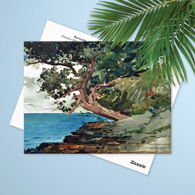 Bermuda Ocean Landscape Winslow Homer Postcard (Creator Uploaded)