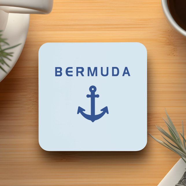 Bermuda Old Anchor for Sailing Light-Colour Coaster (Creator Uploaded)