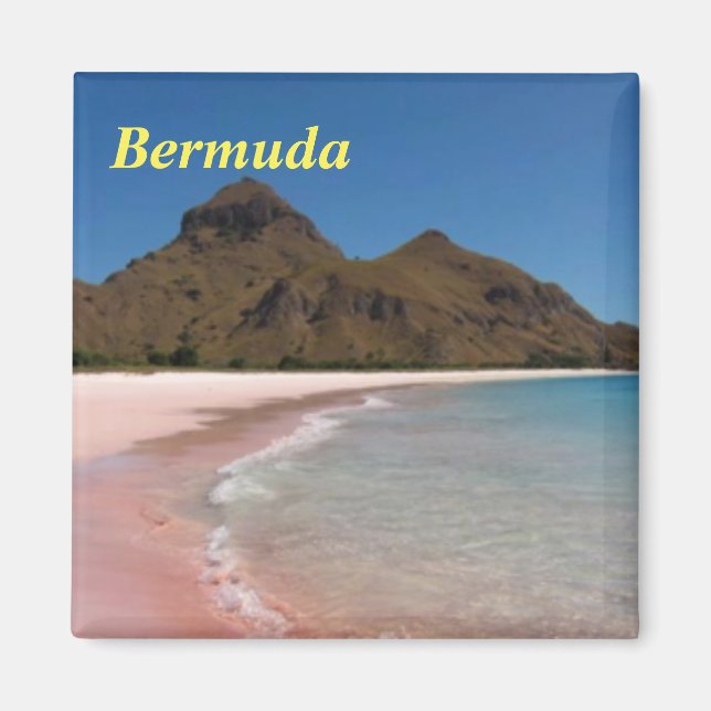 Bermuda Pink Beaches Magnet (Front)
