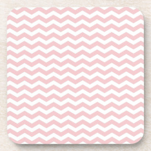 Bermuda Pink Wave Chevron Coaster