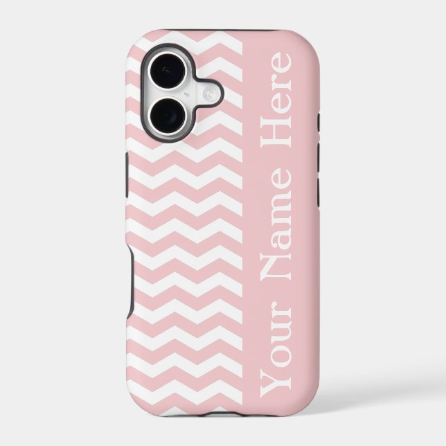 Bermuda Pink Wave Chevron with name (Back)