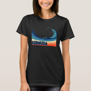 Bermuda Retro Surf Sailing & Fishing Vacation T-Shirt