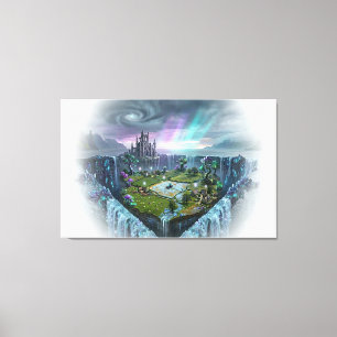 Bermuda Rhombus: The Hidden Sanctuary Canvas Print