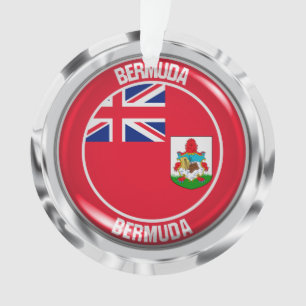 Bermuda Round Emblem Ornament