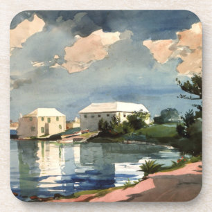 Bermuda, Salt Kettle artwork Coaster