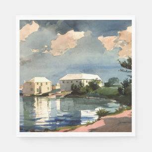 Bermuda, Salt Kettle artwork Napkin