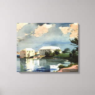 Bermuda, Salt Kettle, fine art Canvas Print